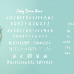 Jelly Bean Font Poster 11