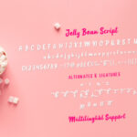 Jelly Bean Font Poster 9