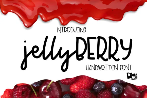 Jelly Berry Font Jelly Berry Font Poster 1