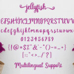 Jellyfish Font Poster 9