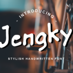 Jengky Font Poster 1