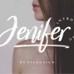 Jenifer Font Poster 1