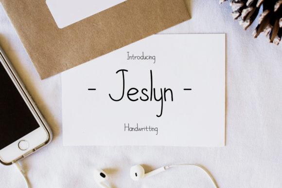 Jeslyn Font Poster 1