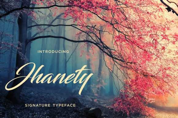 Jhanety Font Poster 1