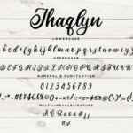 Jhaqlyn Font Poster 7