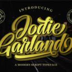 Jodie Garland Script Font Poster 1