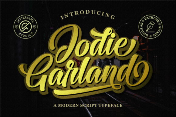 Jodie Garland Script Font Poster 1