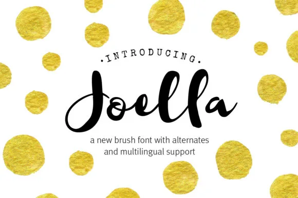 Joella Font Poster 1