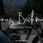 Jonas Beckman Font Poster 1