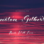 Jonatan Gilberta Font Poster 1