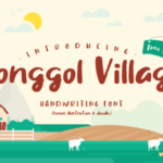 Jonggol Village Font Poster 1