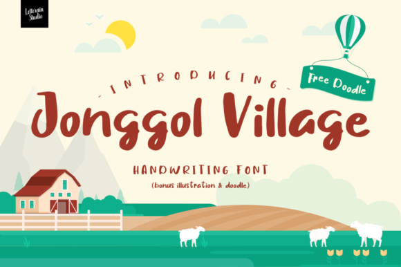 Jonggol Village Font Poster 1