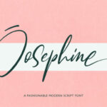 Josephine Script Font Poster 1