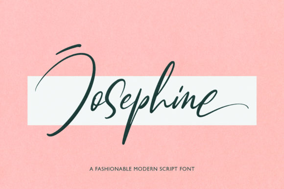 Josephine Script Font Poster 1