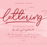 Jovanka Script Font Poster 2