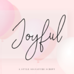 Joyful Font Poster 1