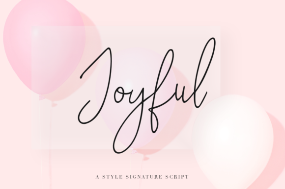 Joyful Font Poster 1