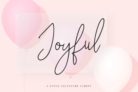 Joyful Font Joyful Font Poster 1