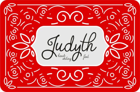 Judyth Font Poster 1