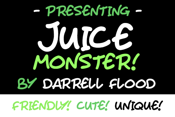 Juice Monster Font Poster 1
