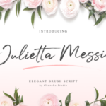 Julietta Messie Font Poster 1