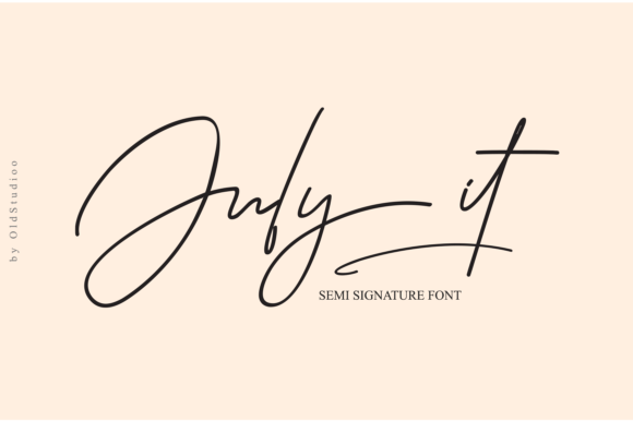 July It Font Poster 1