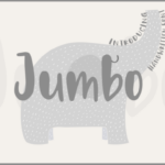 Jumbo Font Poster 1