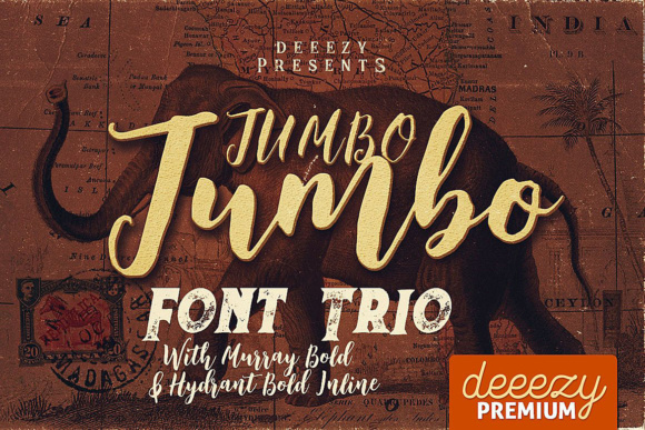 Jumbo Font Poster 1