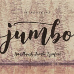 Jumbo Font Poster 5