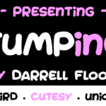 Jumping Font Poster 1