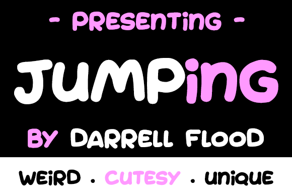 Jumping Font