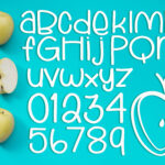 June Apple Font Poster 2