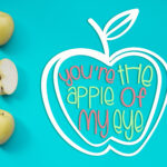 June Apple Font Poster 3