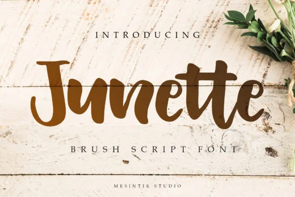 Junette Font Junette Font Poster 1