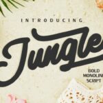 Jungle Font Poster 1