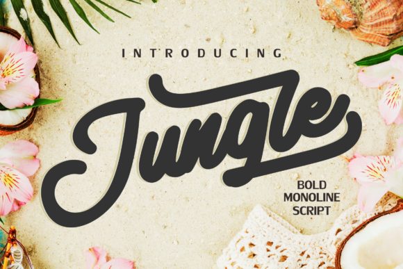 Jungle Font Poster 1