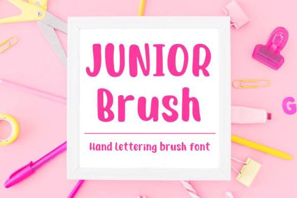 Junior Brush Font