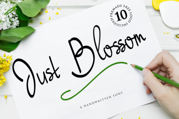 Just Blossom Font Poster 1