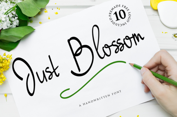 Just Blossom Font