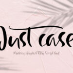 Just Case Font Poster 1