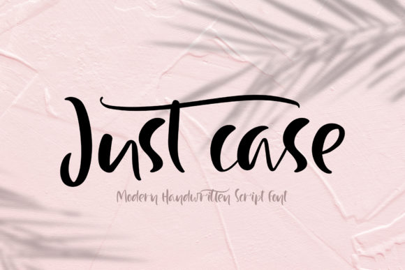 Just Case Font Poster 1