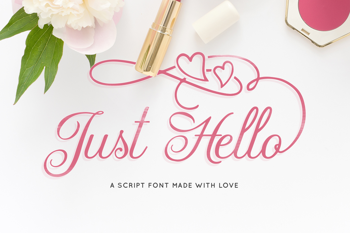 Just Hello Font