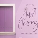 Just Jessy Font Poster 1