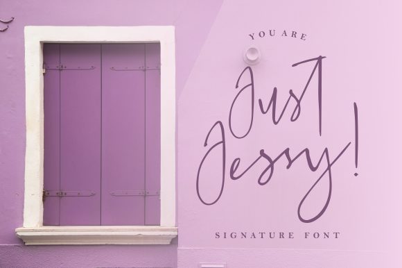 Just Jessy Font Poster 1