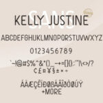 Just Kelly Justine Duo Font Poster 8