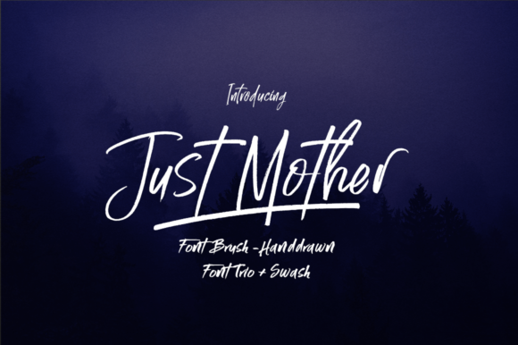Just Mother Font Poster 1