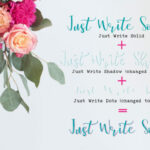 Just Write Font Poster 8