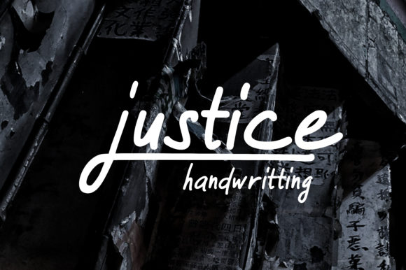 Justice Font Poster 1