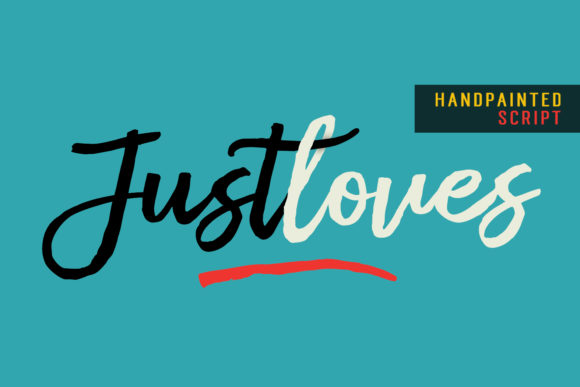 Justloves Font Poster 1