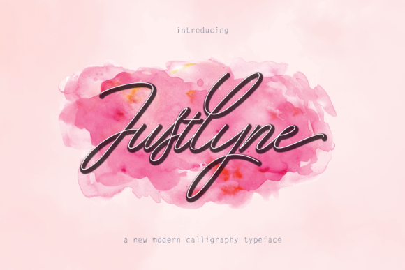 Justlyne Font Poster 1